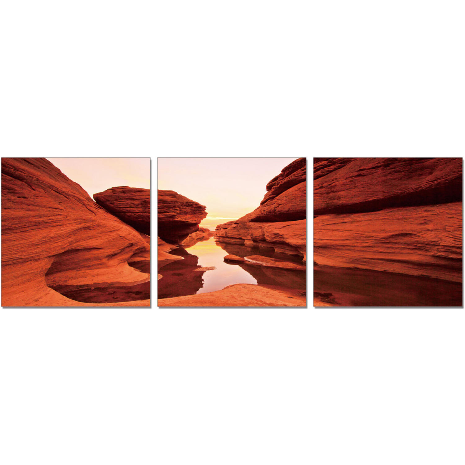 J&M Furniture 18159 Red Rock Wall Art in Orange